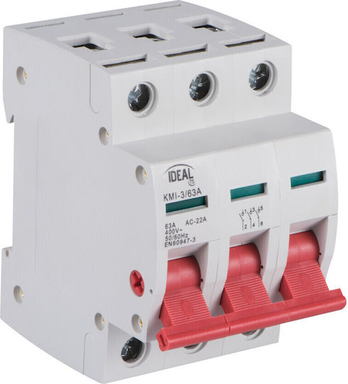 Isolation switch Kmi 63a 3p Kanlux Ideal