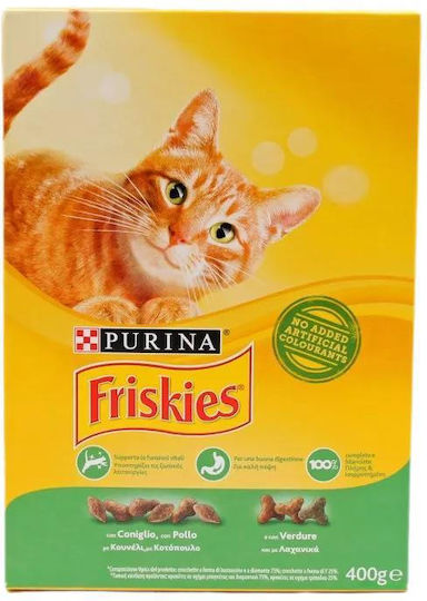 Friskies Ξηρά Τροφή Γάτας με Κουνέλι 0.4kg