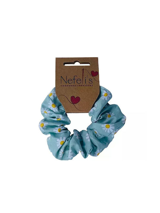 Nefelis Kids Hair Tie Scrunchy Green NFL0067-1-1