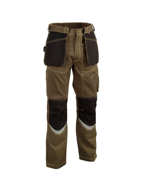 Cofra Bricklayer Work Trousers Brown