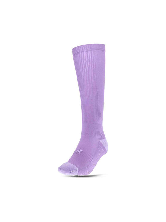4F Athletic Socks Purple 1 Pair