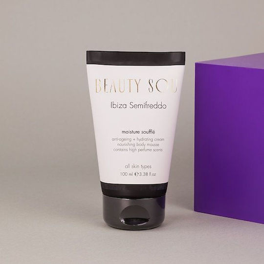 Beauty Sou Ibiza Semifreddo Feuchtigkeitsspendende Creme Körperpflege mit Duft Kokosnuss für Alle Hauttypen 100ml