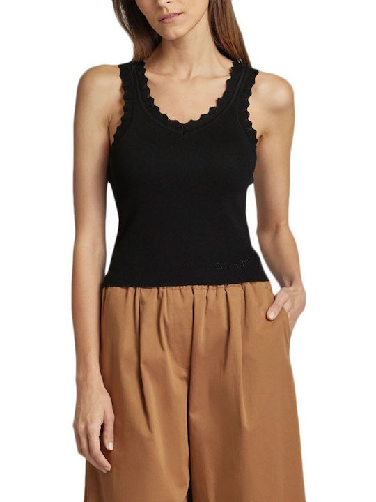 Guess Women's Blouse Cotton Sleeveless with V N...