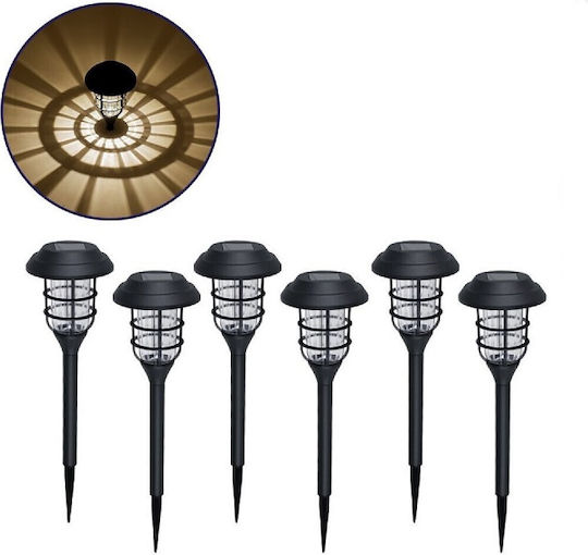 Set of 6 Solar Lights 1W 100lm