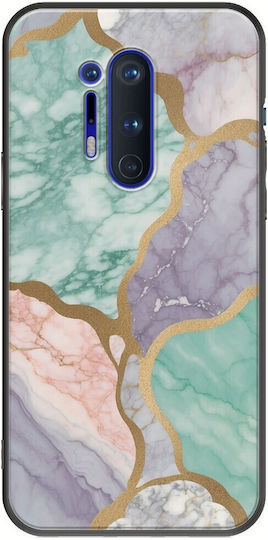 Marble Collection Pastel Back Cover Silicon 1.5mm Multicolor (OnePlus 8 Pro)