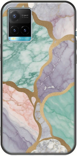 The Marble Collection - Pastel Back Cover Silicon 1.5mm Multicolor (Vivo Y21s)
