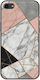 The Marble Collection - Modern Back Cover Silicon 1.5mm Multicolor (iPhone SE 2020)