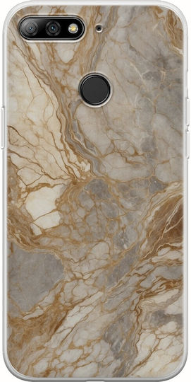 The Marble Collection - Natural Задна корица Силикон 1.5мм Многоцветен (Huawei P Smart)
