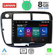 Lenovo Ηχοσύστημα Αυτοκινήτου 2DIN με Clima (Bluetooth/USB/AUX/WiFi/GPS/Apple-Carplay/Android-Auto) με Οθόνη Αφής 9"