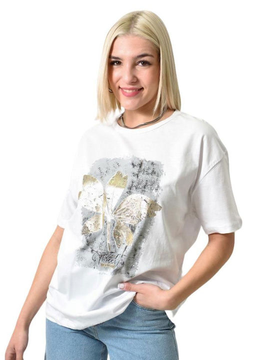 Potre Damen T-Shirt White