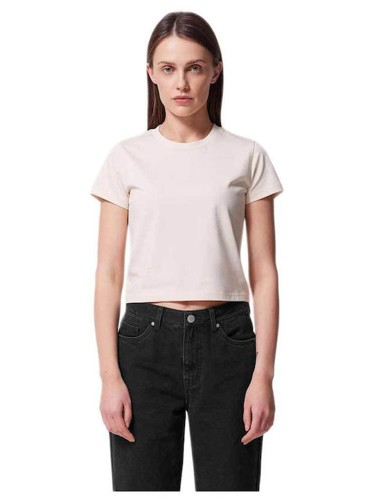 Outhorn Damen Bluse Baumwoll Kurzärmelig Beige