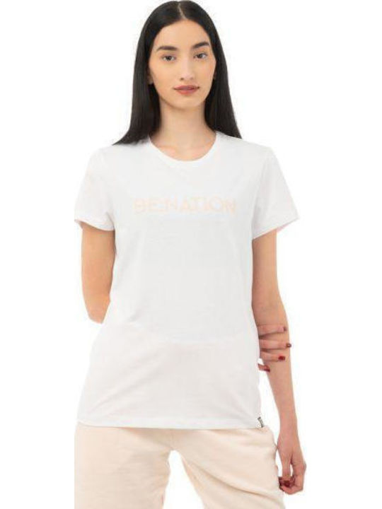 Women's Summer Blouse Cotton Short Sleeve White