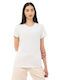 Be:Nation Women's Blouse Cotton Short Sleeve White
