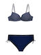 Bonito Bikini-Set Polka Dot Blue