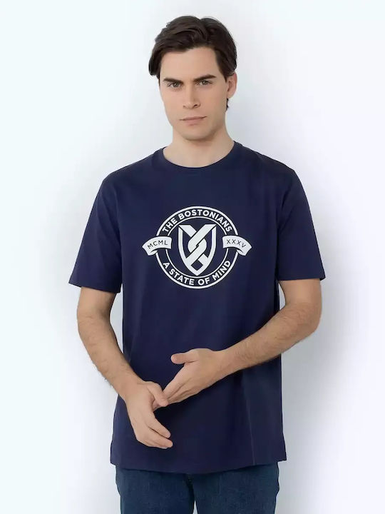 The Bostonians T-shirt Bărbătesc cu Mânecă Scurtă dark blue