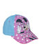 Minnie Mouse Palarie Copii Jockey Tesatura Turcoaz