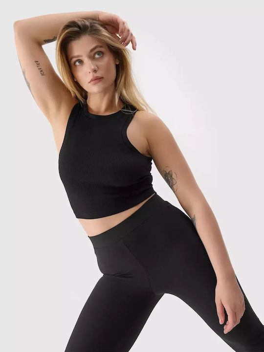 Women's Athletic Blouse Sleeveless Black