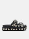 Γυναικεία Σανδάλια Flatforms Μαύρα