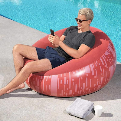 Bestway Inflatable Armchair 2 Persons Red 112cm.
