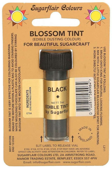 Sugarflair Colorant pentru Cofetărie în Pudră Negru 1buc
