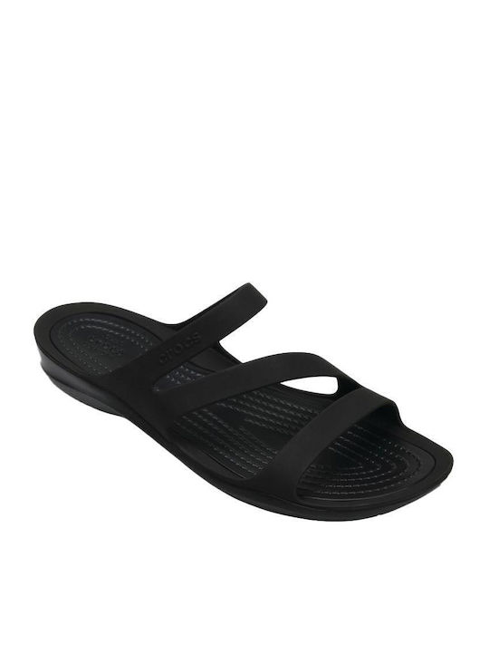 Crocs Swiftwater Σαγιονάρες σε στυλ Πέδιλα σε Μαύρο Χρώμα