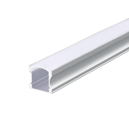 Aca Scar External Aluminum Profile for LED Strip with Opal Cover