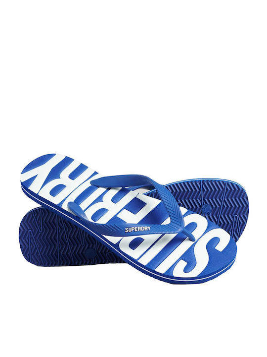Superdry Ανδρικά Flip Flops Μπλε