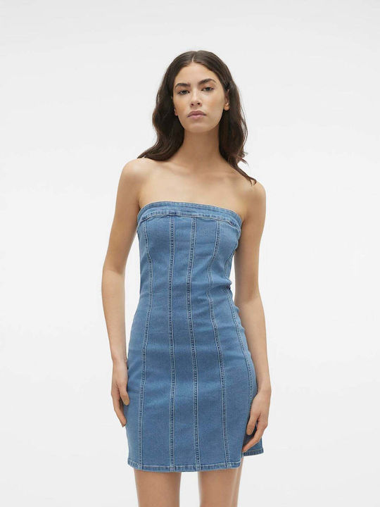 Vero Moda Mini Dress Denim Jean