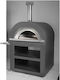 Clementi Gold Gas Pizza Oven Wood Traditional