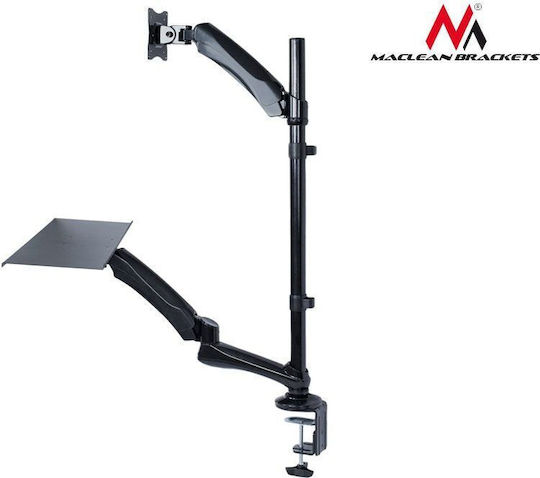 Maclean Energy Tabletop Suport Monitor până la 27" cu Braț (MC-681)
