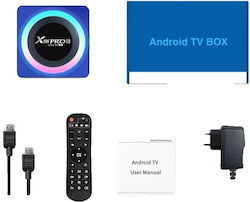 TV Box 4K UHD cu WiFi USB 2.0 / USB 3.0 16GB RAM și 16GB Spațiu de stocare cu Sistem de operare Android 13.0