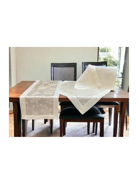 Linea Home Καρέ Τραπεζομάντηλο Σετ 4τμχ Vallery Ζακάρ