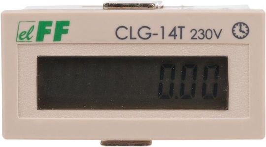 F&F Contor De Ore De Funcționare Pentru Panou Electric Analogic Monofazic CLG-14T