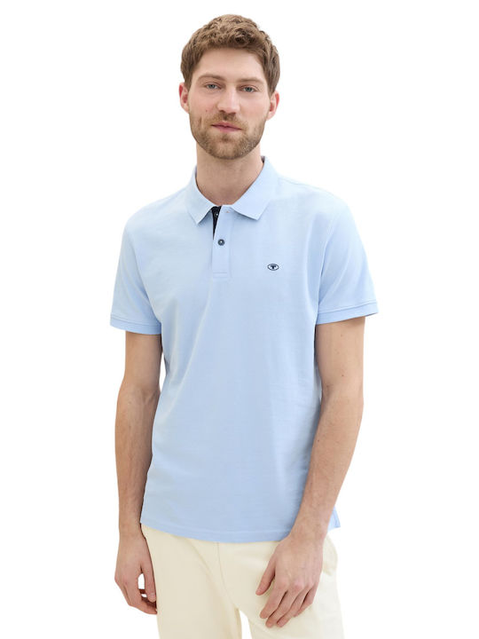 Tom Tailor Basic Polo Μπλούζα Κοντομάνικη Blue