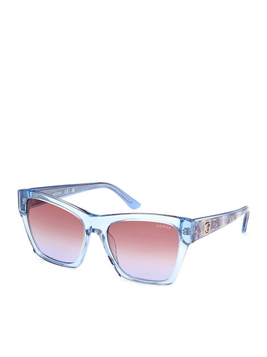 Ochelari de soare Guess Blue Animal Print Guess