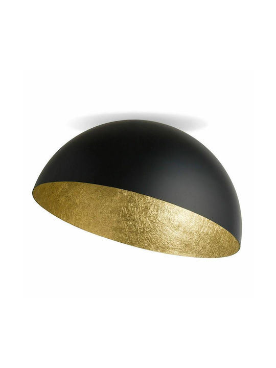 Zambelis Lights Ceiling Mount Light Black with Socket E27