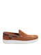 Δερμάτινα Ανδρικά Loafers σε Ταμπά Χρώμα