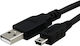 USB 2.0 Kabel USB-A-Stecker - Mini-USB-A-Stecker Schwarz 1.5m 20531