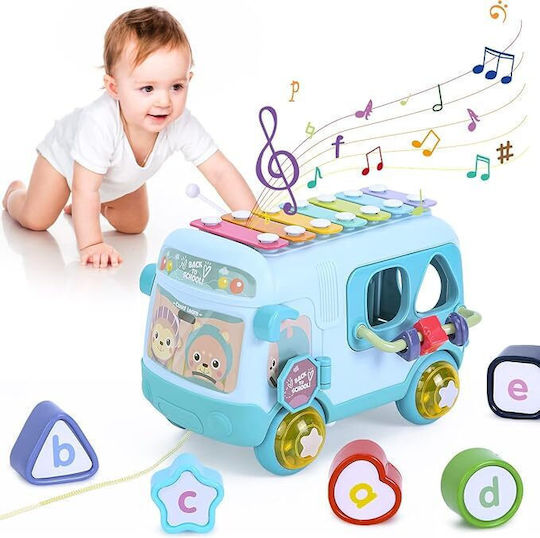 Lazarid Baby Toy Puzzle Taxi Bus for 18++ Months