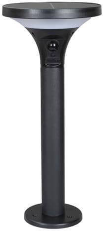 Eurolamp Solar Light Floor Column 3.8W 500lm Warm to Cool White with Motion Sensor IP44 16cmx16cmx35cmcm