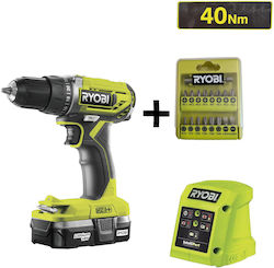 Ryobi Κρουστικό Δραπανοκατσάβιδο 18V 1x1.3Ah