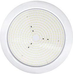 Lumină LED pentru piscină din plastic 20W 3000K 2100lm 110° IP68 12V DC Φ210 ACA PISC20WW