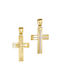 Herren Gold Kreuz 14K