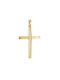 Herren Gold Kreuz 14K