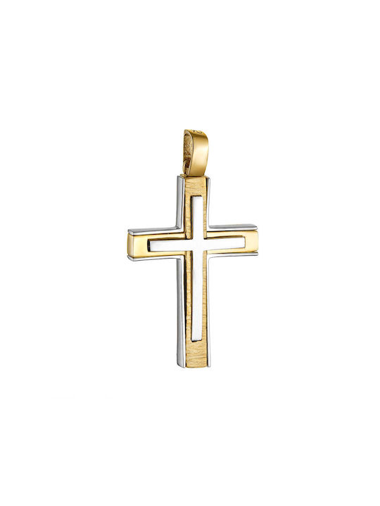 Herren Gold Kreuz 14K