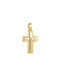 Herren Gold Kreuz 14K