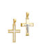 Herren Gold Kreuz 14K