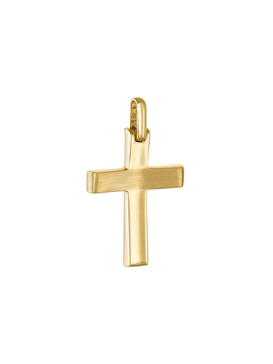 Herren Gold Kreuz 14K