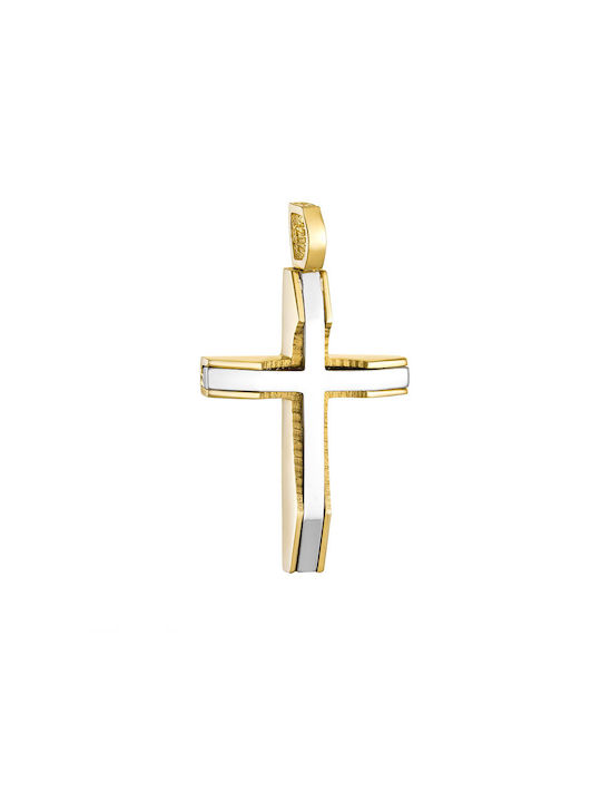 Herren Gold Kreuz 14K