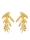 Olive leaf earrings made of Gold 14K S/M63